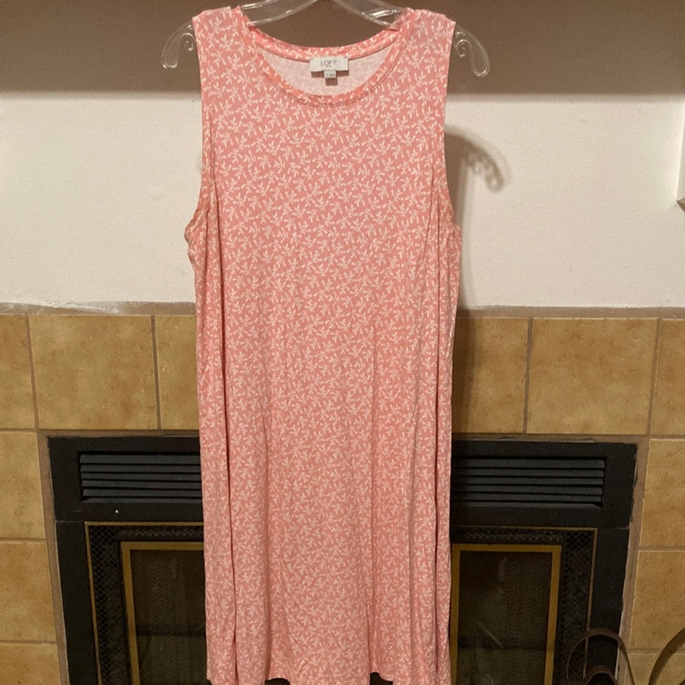 🟨🟨 LOFT Women’s Floral Patterned Dress (size L)
